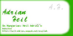 adrian heil business card